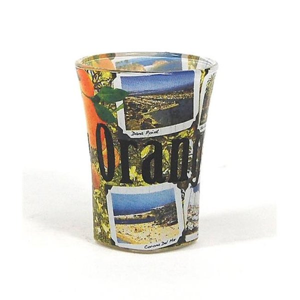 Americaware Americaware SGOCC01 Orange County Full Color  Etched  Shot Glass SGOCC01